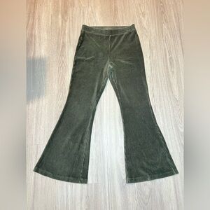 Aerie Groove On Velour Flare pant Sz Large